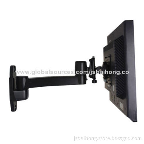 Full motion LCD wall bracket for up to 24" display